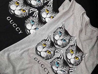 NEW Трендовые футболки с котами в четырёх расцветках: белые, темно-син