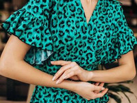 платье "Лео" на запах 830 грн. размер 42-46 застегивается по