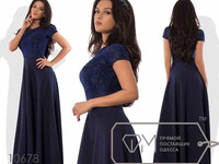 Цена: 950грн Размеры: S, M, L, XL Ткань: плательный креп+гипюр бархат