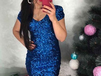 480грн НАРЯДЫ К НОВОГОДНИМ ТОРЖЕСТВАМ ШИКАРНОЕ ПЛАТЬЕ ИЗ ВОСХИТИТЕЛЬНО