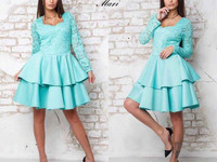 Кукольное платье с пышной юбкой Цена 530 грн. Верх ткань гипюр, юбка т