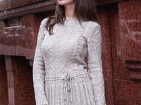 Вязаное платье Тёплое, комфортное, уютное и очень красивое Размер унив