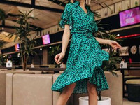 платье "Лео" на запах 830 грн. размер 42-46 застегивается по