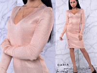 Платье. Турция!!! Мелкая машинная вязка, сверху покрыта мерцающим напы