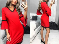 Платье Мод 447 Цена:540 грн. Ткань : креп костюмка Размеры: 42-44,44-4