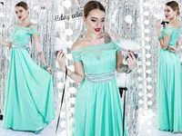 #150\ас Платье  Р-ры:1)42-44 2)44-46 3)48-50 Ткань,гипюр,масло, ат