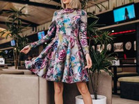 Платье «Лейла « Ткань бархатный замш на дайвинге 930 грн. Размер 42 и