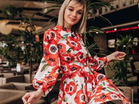 Платье «Stileo маки« 650 грн. Размер 42-46 Ткань креп шелк Длина 85 см