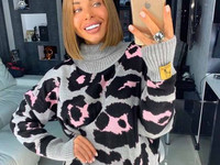 ”SAFARI” двойная вязка итальянская меланжевая шерсть/ангора декорирова