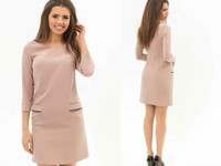 №5437\од Цвет: синий, красный, мокко, черный Размеры: S M L XL Тка