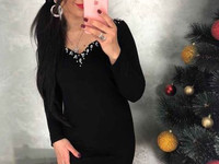 НОВОГОДНЕЕ ПРЕДЛОЖЕНИЕ ИЗУМИТЕЛЬНОЕ ПЛАТЬЕ ОБЛЕГАЮЩЕГО СИЛУЭТА ИЗ МЯГК