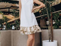 Новиночка !!! Платье 695 грн. Размер с-м Ткань креп дайвинг и паетка