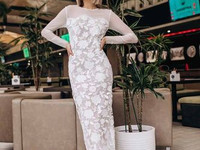 Шикарное платье «Casual” 1040 грн. Ткань дорогое кружево ,чехол под пл