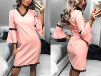 Платье Мод 447 Цена:540 грн. Ткань : креп костюмка Размеры: 42-44,44-4