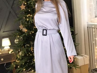 Платье «Ева» Ткань - шёлк армани Размер - 42/46  Наше платье из шёлка
