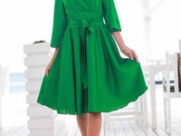 Платье "Авокадо" 730 грн. ткань шелк АРМАНИ размер 42-44 и 4