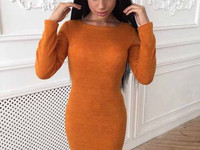 Платье (тёплое) Ткань- Ангора Арктика класса люкс Размеры С М  .  Цена