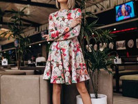 Платье «Лейла « Ткань бархатный замш на дайвинге 930 грн. Размер 42 и