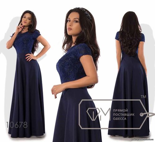 Цена: 950грн Размеры: S, M, L, XL Ткань: плательный креп+гипюр бархат