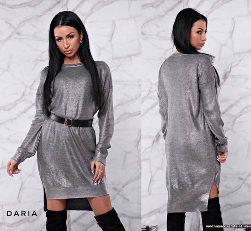 Платье в стиле оверсайз . Турция !!!! Тонкая вязка - 50% коттон, 50% а