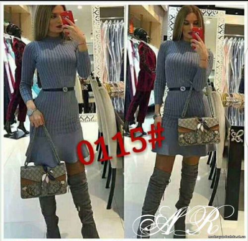 Платье (Фабричный Китай) без пояса! качество люкс ткань плотная машинн