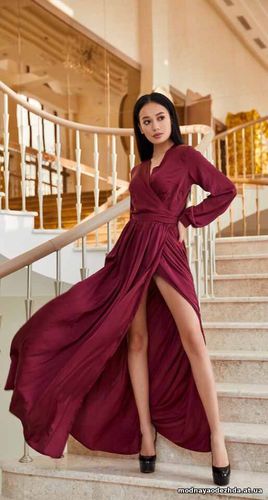 Платье «Gold “ 1150 грн. Размер 42-46 Ткань шелк Цвет серый , бордо ,