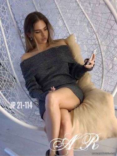 Туника хомут(Фабричный Китай) ткань вязка шерсть+акрил размер универса