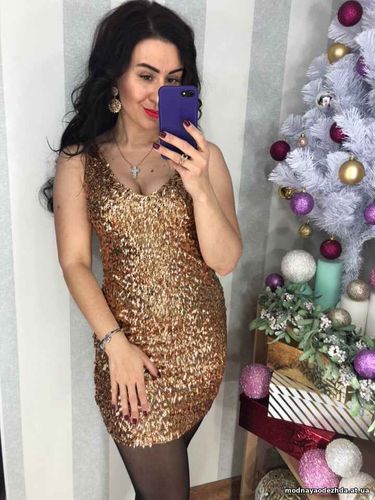 ПРАЗДНИЧНАЯ КОЛЛЕКЦИЯ ЯРКОЕ , СТИЛЬНОЕ И НАРЯДНОЕ ПЛАТЬЕ ИЗ ЭФФЕКТНОЙ