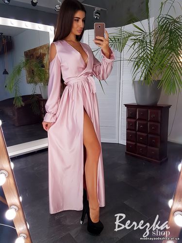 Шелковое платье макси Размер: S и М Ткань: шёлк армани Расцветки: беж,