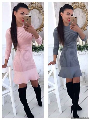 Платье (Фабричный Китай) без пояса! качество люкс ткань плотная машинн Платье (Фабричный Китай) без пояса! качество люкс ткань плотная машинн