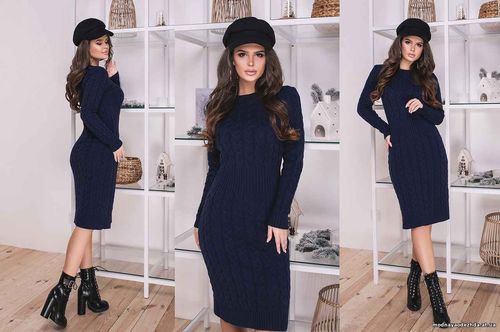 Платье Мод 473 Цена: 690 грн. Размер:42-46 Ткань: машинная вязка Дина: