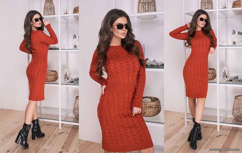 Платье Мод 473 Цена: 690 грн. Размер:42-46 Ткань: машинная вязка Дина: