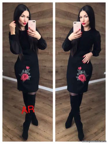 Платье (Фабричный Китай) Люкс качество Ткань машинная вязка-резинка Ук Платье (Фабричный Китай) Люкс качество Ткань машинная вязка-резинка Ук