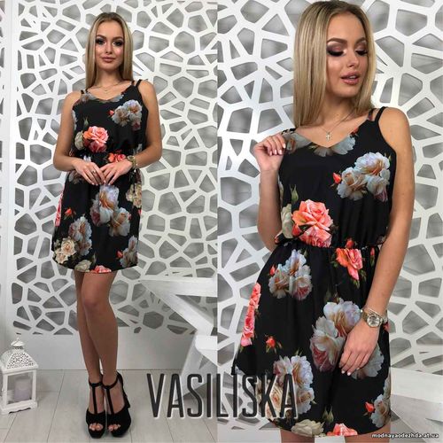 В255 Сарафан ткань гуччи софт с-м 440 грн.