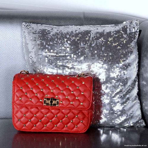 код 21960 740грн Сумка Валентино материал эко кожа цвет красный