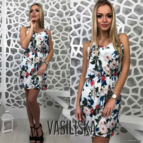 В255 Сарафан ткань гуччи софт с-м 440 грн.