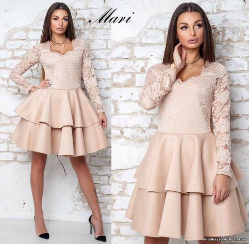 Кукольное платье с пышной юбкой Цена 530 грн. Верх ткань гипюр, юбка т