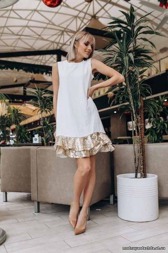 Новиночка !!! Платье 695 грн. Размер с-м Ткань креп дайвинг и паетка