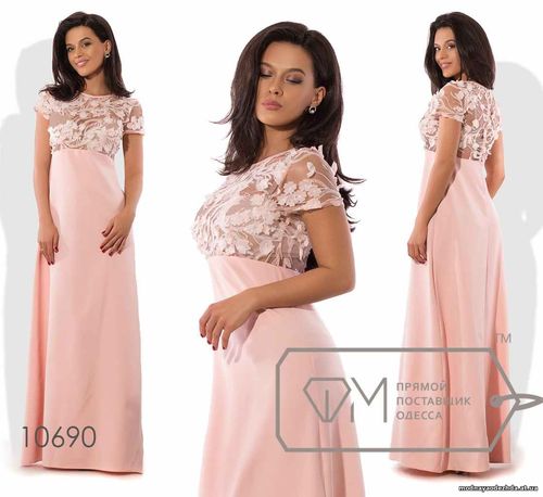 Цена: 895грн Размеры: S, M, L, XL Ткань: плательный креп+лепесток на с