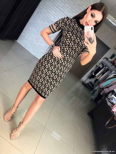 Платье Арт.0713 ткань машинная вязка размер единый длина 97 см, рукав Платье Арт.0713 ткань машинная вязка размер единый длина 97 см, рукав