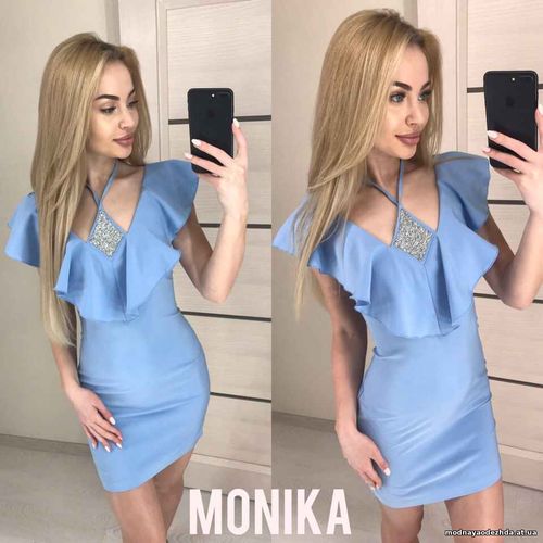 Платье  Модель 7048 \мп Ткань : костюмка . .  Размеры : см - мл .
