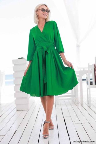 Платье "Авокадо" 730 грн. ткань шелк АРМАНИ размер 42-44 и 4