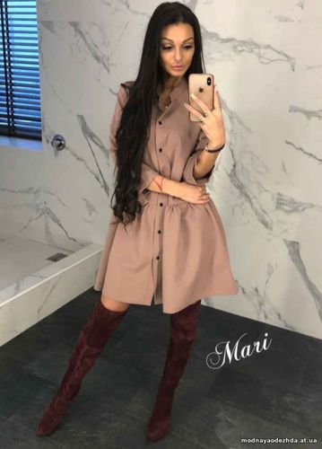 Платье Цена 540 грн. Ткань костюмная Размер 42-44 Цвет : темно серый ,