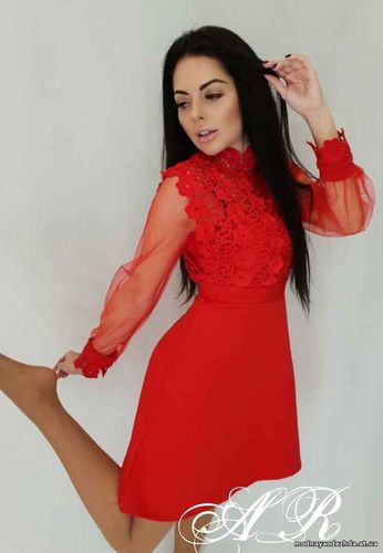 Платье (Фабричный Китай) качество люкс ткань верх набивное кружево. юб