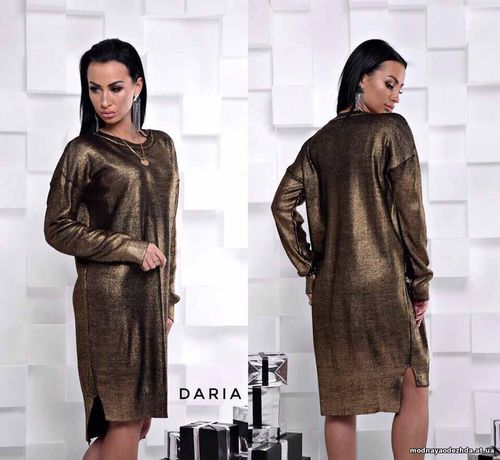 Платье в стиле оверсайз . Турция !!!! Тонкая вязка - 50% коттон, 50% а