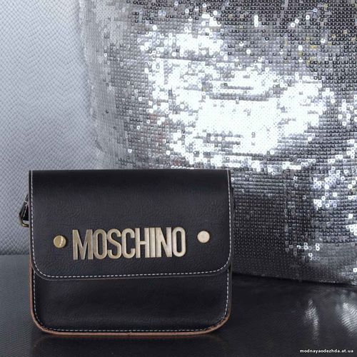 код 17281 330 грн Сумка клатч 19*15 см  Moschino  материал :эко кожа