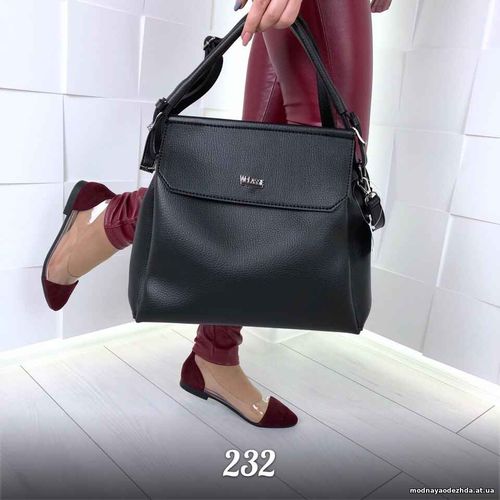 КОД 232 Сумка "" WeLassie"" , цвет : ЧЕРНЫЙ, мате КОД 232 Сумка "" WeLassie"" , цвет : ЧЕРНЫЙ, мате