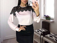 Блуза шелк Армани,кружево реснички размеры 42 44 46 48 430 грн. Юбка з