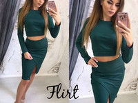 Костюм ( топ+ юбка ) Цена : 430 грн. Размер : 42-44 Ткань : трикотаж Ц