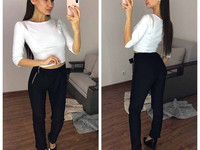 Топ микро дайвинг размер единый 42-44 320 грн. Брюки посадка завышена